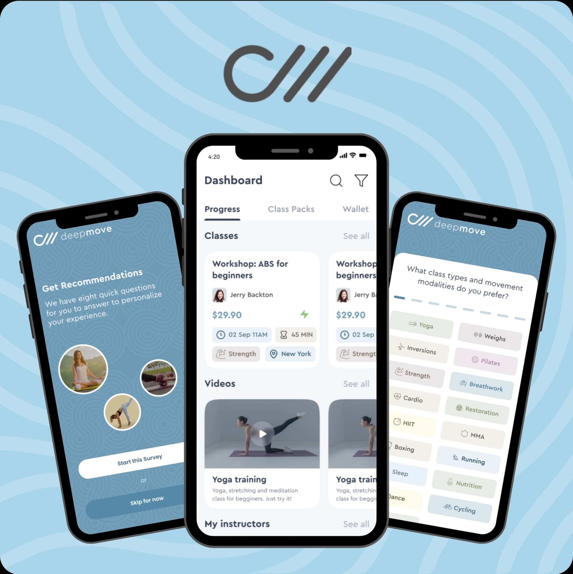 DeepMove app screenshot